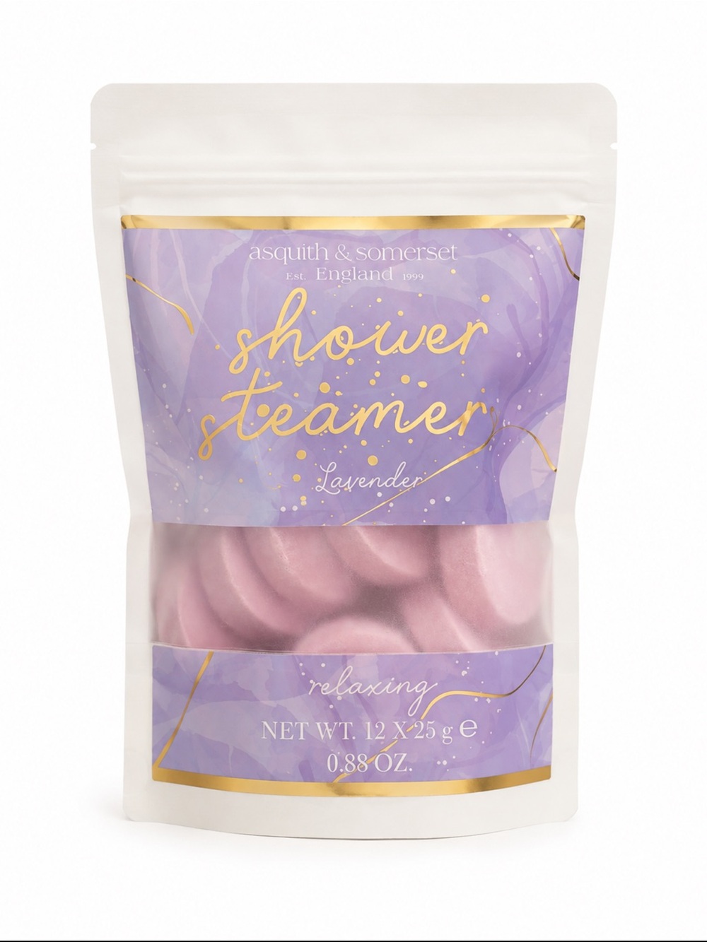 Asquith & Somerset lavender Wellness Floral Shower Steamers 12